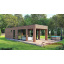 Дом-Баня 12,0х3,5м отделка термо рейка Sauna House 4 под ключ от производителя Thermowood Production Софиевская Борщаговка