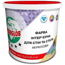 Фарба інтер'єрна акрилова ANSERGLOB Для Стін та Стелі 14 кг