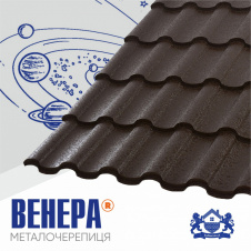 Фото - Металлочерепица ВЕНЕРА TATA STEEL Турция PEMA 0,45 мм матовая Zn 100 г/м2 Металлочерепица ВЕНЕРА TATA STEEL Турция PEMA 0,45 мм матовая Zn 100 г/м2