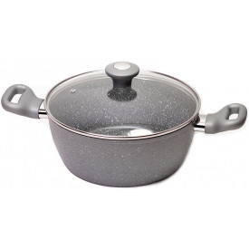 Кастрюля Kamille Grey Gotland 4л с гранитным антипригарным покрытием DP36555