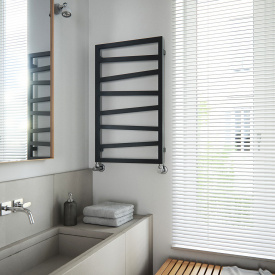 Рушникосушка водяна Terma ZIGZAG 835х500 Black mat (9005 mat)