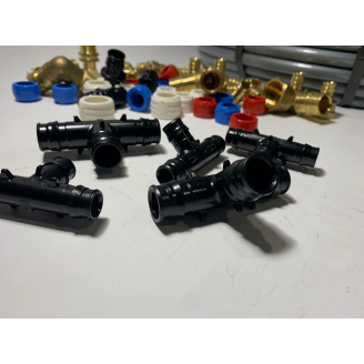HEAT-PEX F&E Тройник редукционный 25 х 20 х 20 PPSU