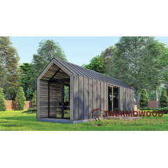 Барнхаус з лазнею 11,0х2,9м Sauna Barn House 05 від виробника ThermoWood Production Слов'янськ