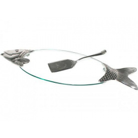 Блюдо сервировочное S&T DP40859 BIG FISH сервировочные 58х20см для рыбы с лопаткой
