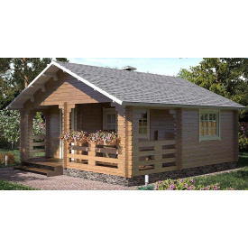 Баня деревянная из профилированного бруса 6х6