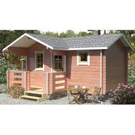 Баня деревянная из профилированного бруса 4.5х5