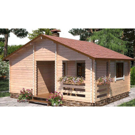 Баня деревянная из профилированного бруса 6.0х5.0