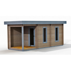 Баня из профилированного бруса 2х6.5 м