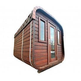 Мобільна квадро баня бочка 2.4x3.0м під ключ від Thermowood Production