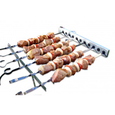 Шашлычница электрическая PicNic BBQ со стационарными кронштейнами ленивый шашлычник (PNQ-010)