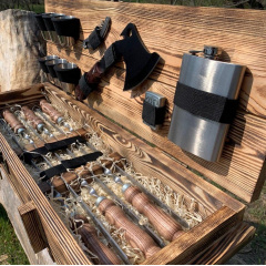 Набор шампуров Gorillas Market Витязь Gorillas BBQ в деревянной коробке (hub_gNpb25005) Володарск-Волынский