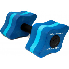 Гантели для аквафитнеса Aqua Speed AQUAFITNESS Dumbells 5647 (167) Уни 11x15x8 см Cиние (5908217656476) Київ