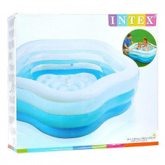 Басейн дитячий надувний Intex Морська зірка 185x180x53 см Синій (56495) Херсон