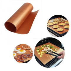 Набор антипригарный коврик для BBQ и Лопатка с антипригарным покрытием VOLRO Оранжевая (vol-1214) Ровно