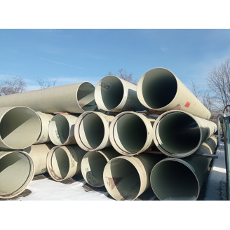 Труба стеклопластиковая SN-10000 PN-10 DN-700 (DN-800 DN-900 DN-1100 DN-1200 DN-1400) отрезок 12 м