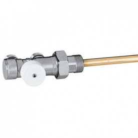 Кран нижнього підключення Caleffi горизонтальний 3/4"x23p.x1,5 (348500)