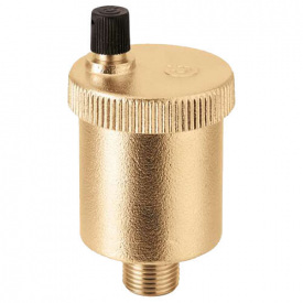 Автоматический воздухоотводчик Caleffi MINICAL вертикальный 1/2 Н 120°C 10 bar (502040)