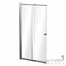 Шторка для ванны Besco Easy Slide-2S 100x150 хром/прозрачное стекло