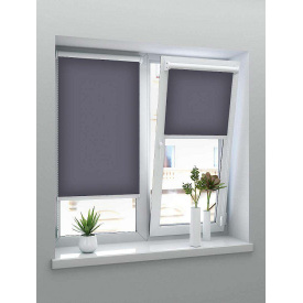 Ролети тканинні на вікна Кріс сірий