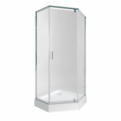 Набір Qtap душова кабіна Scorpio CRM10995-AC6 Clear 2120x900x900 мм + піддон Diamond 309912 90x90x12 см з сифоном Чернігів