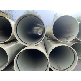 Труба склопластикова PN-16 DN-1000 (DN-800, DN-900, DN-1100, DN-1200, DN-1400) відрізок 12 м.
