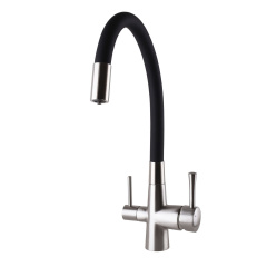 Смеситель для кухни под осмос Globus Lux LAZER GLLR-0903-8-STSTEEL Кам'янське