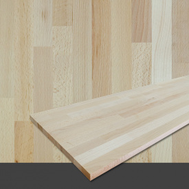 Щит меблевий бук 1200 мм х 300 мм х 18 мм