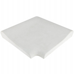 Aquazone Угловой копинговый камень Aquazone внешний, 250x300x50-25 мм (белый) Суми