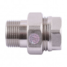 Фото - Сгон-американка прямой PROFESSIONAL 1/2″ НИКЕЛЬ QP160 Сгон-американка прямой PROFESSIONAL 1/2″ НИКЕЛЬ QP160