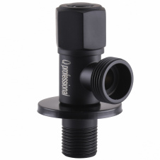 Кран кульовий угловой Professional 1/2″X3/4″ NV-QP888 BLACK