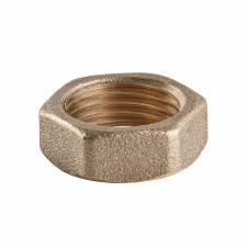 Контргайка латунная 1/2″ВР штампованная А1201А.