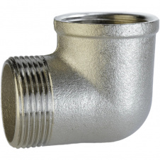 Уголок редукционный никельванный 1 1/2″ВР х 1 1/2″НР литейный А0137А(нк) VA