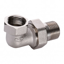 Сгон-американка угловой SOLOMON 1/2″ НИКЕЛЬ 1600