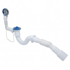 Сифон Waterstal А-40089 для ванны с перел. 1 1/2″, с гибкой трубой
