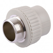 Муфта наружная резьба Vsplast PPR 20*3/4″ ** 1005