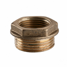 Футорка латунная 1″НР х 3/4″ВР штампованная А0705-1А