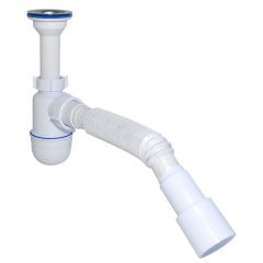 Сифон Waterstal А-32019 под умывальник 1 1/2″ с гибкой гофрой Миколаїв