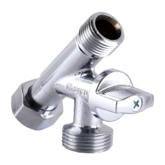 Кран шаровый с прижимной гайкой ARCO CONECTA 1/2″х1/2″х3/4″ 280020 Киев