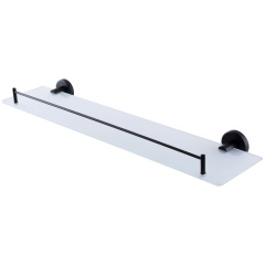 Полка Globus Lux BS8427 черная матовая, матовое стекло SUS304 Черкаси