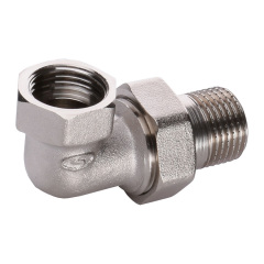Сгон-американка угловой SOLOMON 1/2″ НИКЕЛЬ 1600 Ірпінь