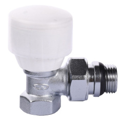 Кран радиаторный угловой SOLOMON 1/2″ с резиновым уплотнителем 160404 верх Ізмаїл
