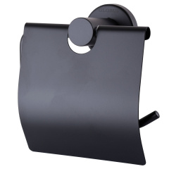 Держатель туалетной бумаги Globus Lux BS8410 черный матовый SUS304 Оріхів