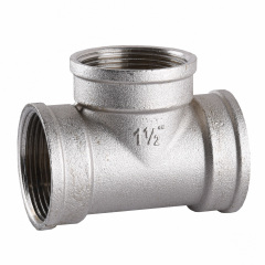 Тройник никелированный 1 1/2″ВР х 1 1/2″ВР х 1 1/2″ВР литейный A0207-1А(нк) Бердичев