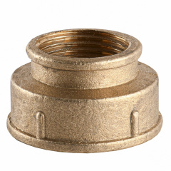 Муфта редукционная латунная 1 1/2″ВР х 1″ВР литейная 309Б Черкаси