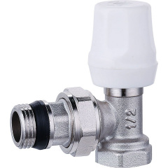 Кран радиаторный угловой Q PROFESSIONAL 1/2″ NV-QP5005 вентильный с уплотнителем Обухів
