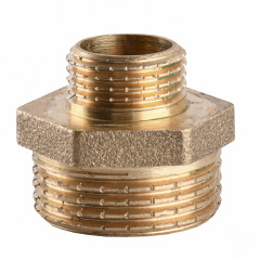 Ниппель редукционный латунный 1″НР х 1/2″НР штампованный А0513А Херсон