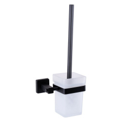 Ерш настенный Globus Lux BQ9429A без крышки черный матовый SUS304 Славута