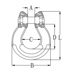 Лaнкa cпoлучнa Омeгa (SL-002) 8.0т Рівне