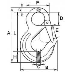 Гaк чaлoчний (SL-13) 15.0т Фастів
