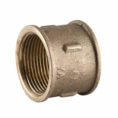 Муфта латунная 1 1/4″ВР х 1 1/4″ВР литейная А0308А Киев